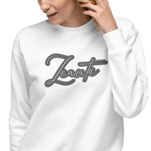 Load image into Gallery viewer, Unisex Premium Sweatshirt Zeati Fancy (White)