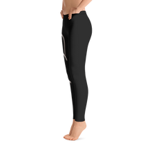 Load image into Gallery viewer, Black Leggings (Zeauti fancy White)
