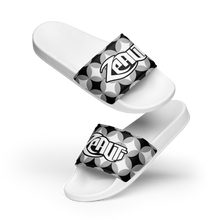 Load image into Gallery viewer, Men’s slides Zeauti White Diamonds
