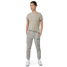 Load image into Gallery viewer, Unisex fleece sweatpants Zeauti Fancy (white)
