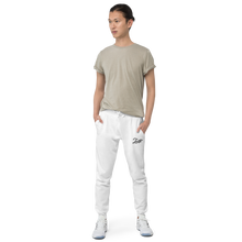 Load image into Gallery viewer, Unisex fleece sweatpants Zeauti Fancy (white)
