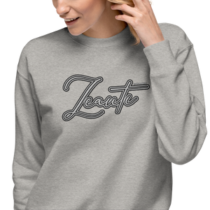 Unisex Premium Sweatshirt Zeati Fancy (White)