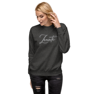 Unisex Premium Sweatshirt Zeati Fancy (White)