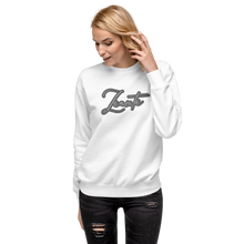 Load image into Gallery viewer, Unisex Premium Sweatshirt Zeati Fancy (White)
